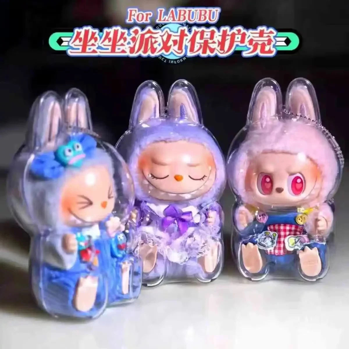 Labubu “Have A Seat” Series – Cute Vinyl Monster Keychain Figure