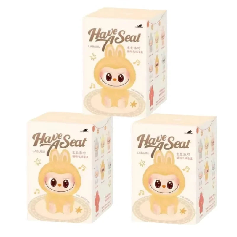 Labubu “Have A Seat” Series – Cute Vinyl Monster Keychain Figure